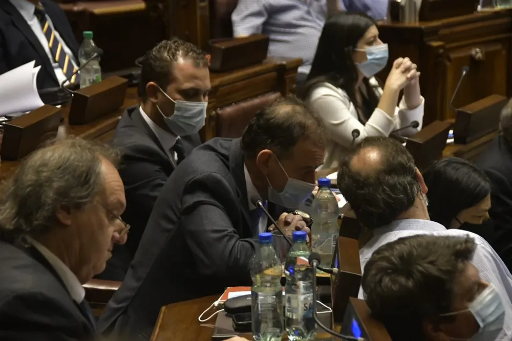 La bancada de Cabildo Abierto en la Asamblea General.