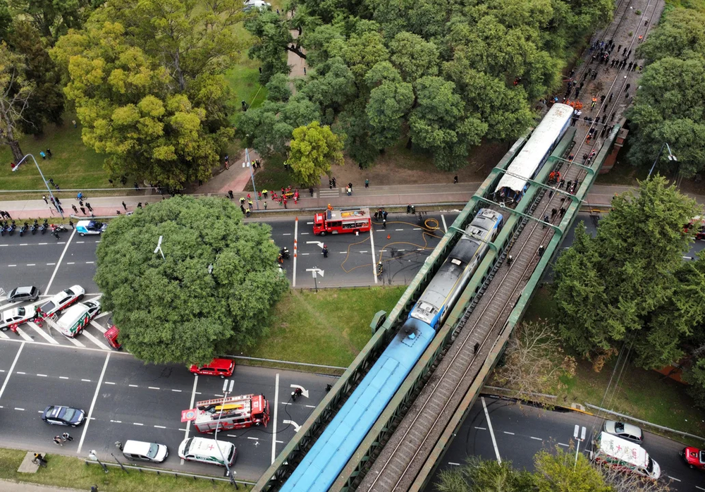 Choque de Trenes Palermo Ferrocarril San Martín