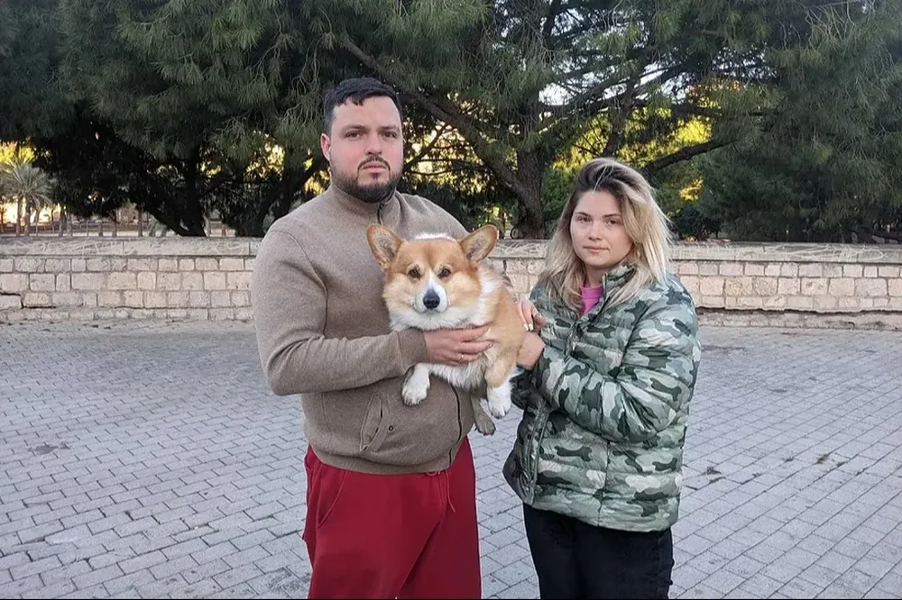 Oksana Volkova, vecina del edificio incendiado en Valencia