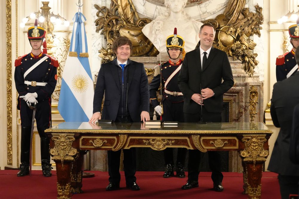 Javier Milei Manuel Adorni