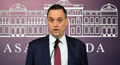 Manuel Adorni, vocero presidencial