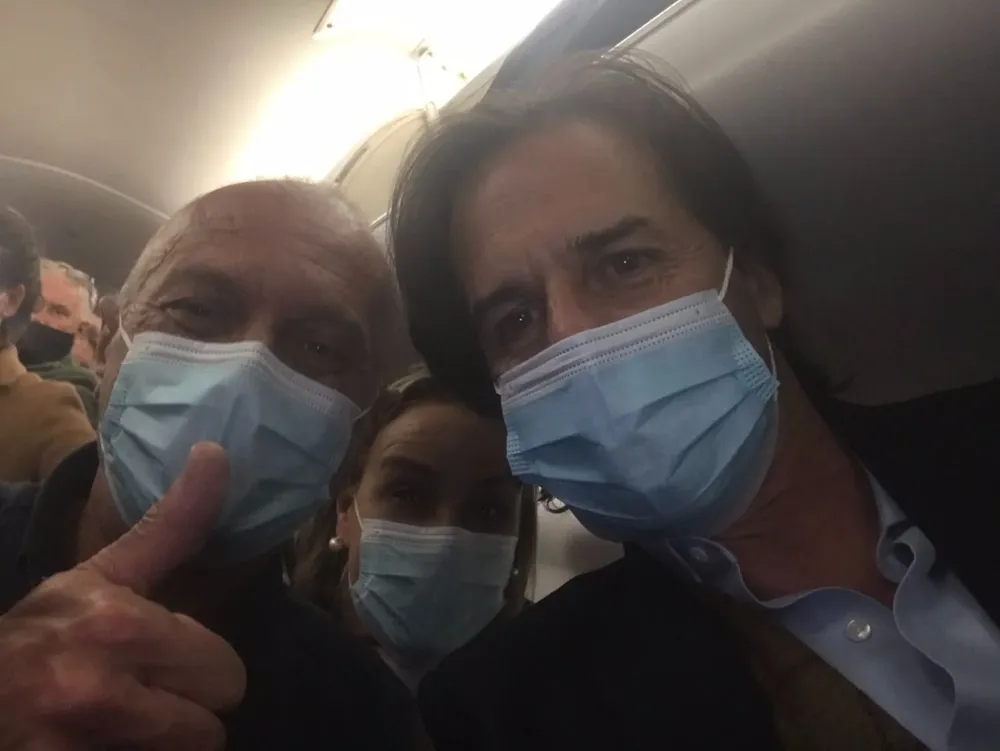 La foto que subió el simpatizante del presidente a su cuenta de Twitter