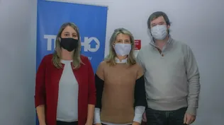 Claudia Piano, Ana Inés Montaldo y Rafael Iruleguy