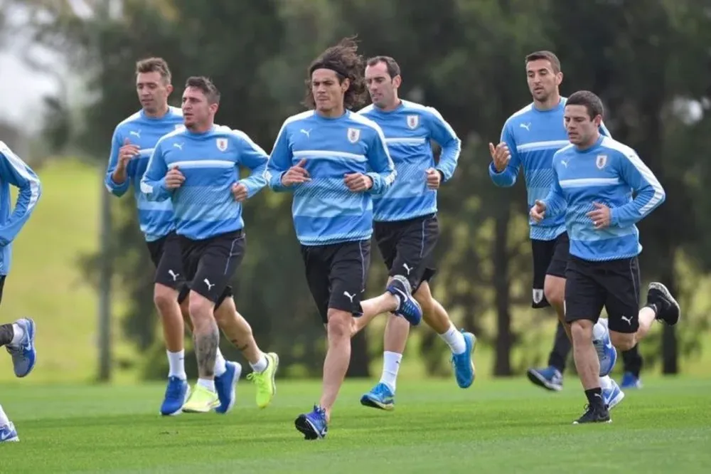 Uruguay entrenó en el Complejo Celeste