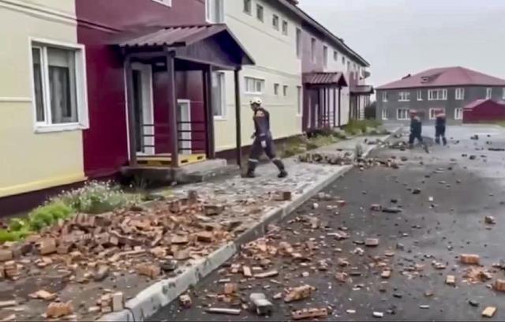 Daños provocados por el terremoto en Kamchatka.