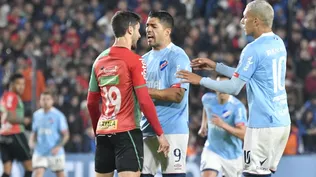 Rodrigo Pérez ante Luis Suárez
