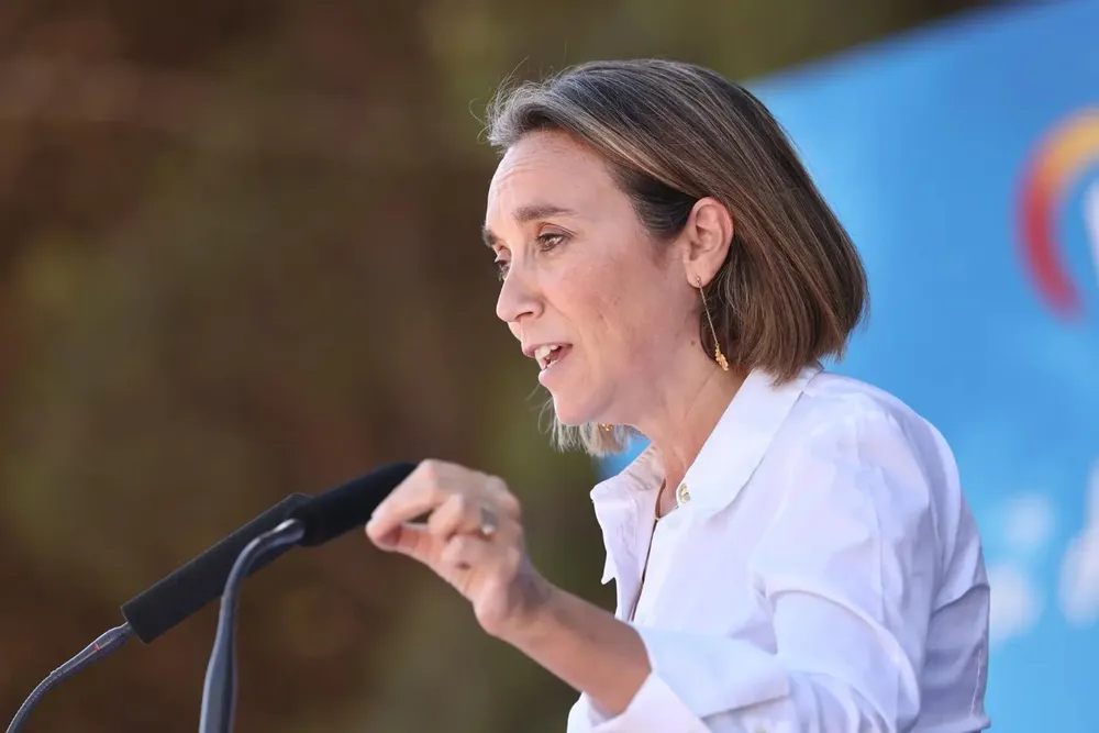La secretaria general del PP, Cuca Gamarra.