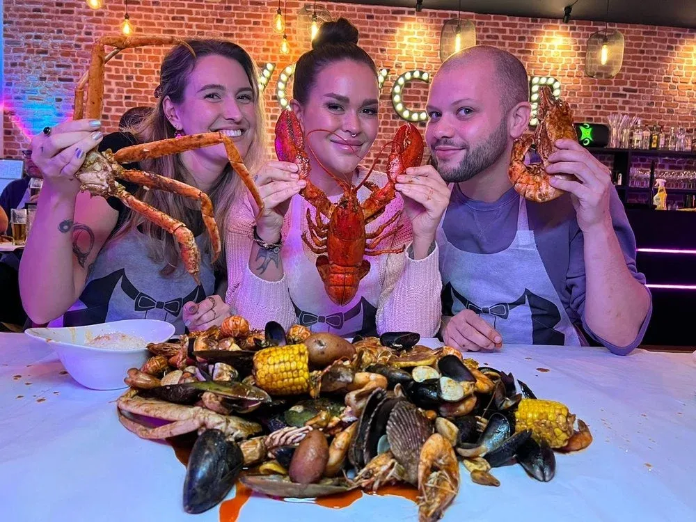 Gran plato de mariscos en Wowcrab