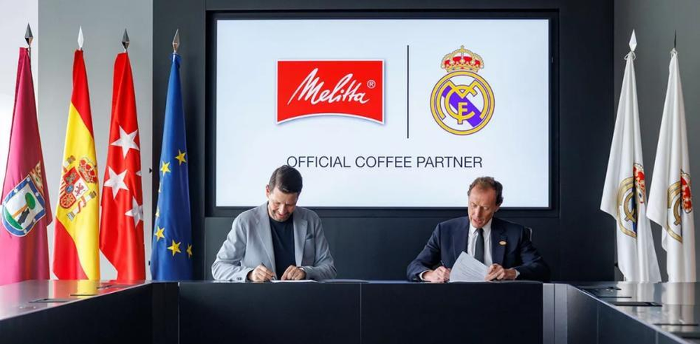El grupo Melitta suministrará cafeteras, café y servicios al estadio Bernabéu, al campo de entrenamiento y a las oficinas durante los próximos cinco años