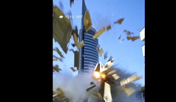 Así se pueden explotar edificios uruguayos con inteligencia artificial: mirá cómo funciona Pika 1.5