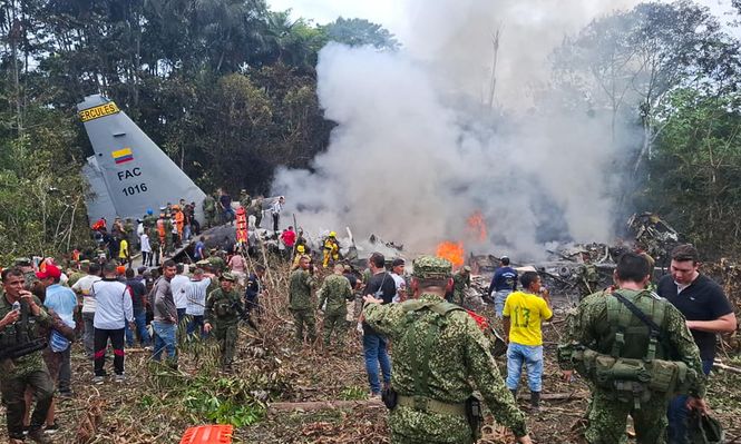 EFE Accidente aéreo en Putumayo