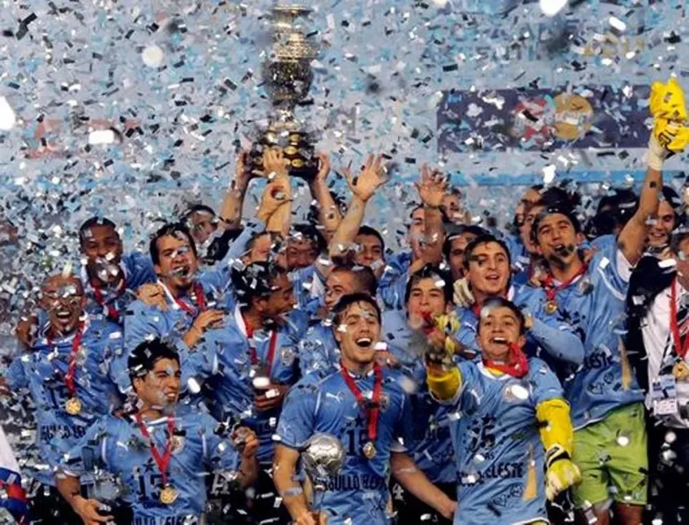Uruguay celebra la obtención de la Copa América 2011