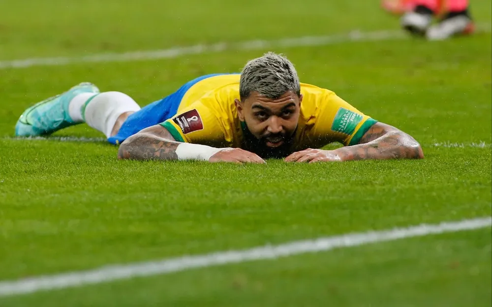 Gabigol le convirtió el cuarto tanto brasileño a los celestes