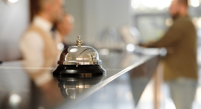 Recepción de un hotel