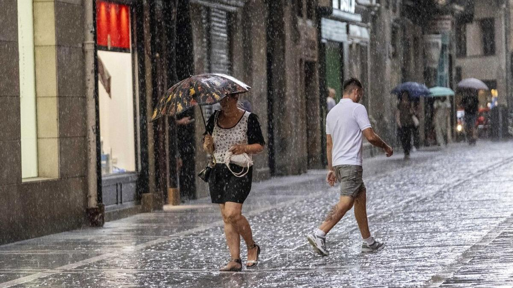 Alerta naranja por fuertes lluvias