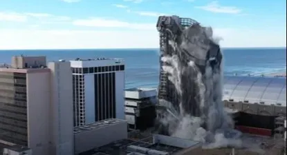Derribo del hotel casino de Trump en Atlantic City