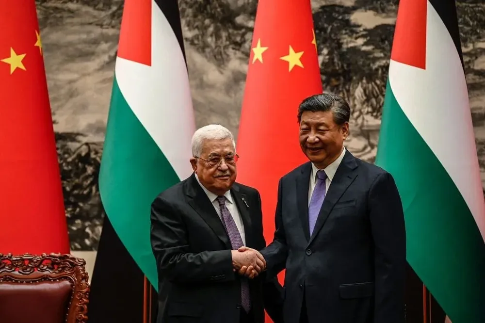 Mahmud Abbas y Xi Jinping anunciaron una elevación de los lazos diplomáticos entre Palestina y China.