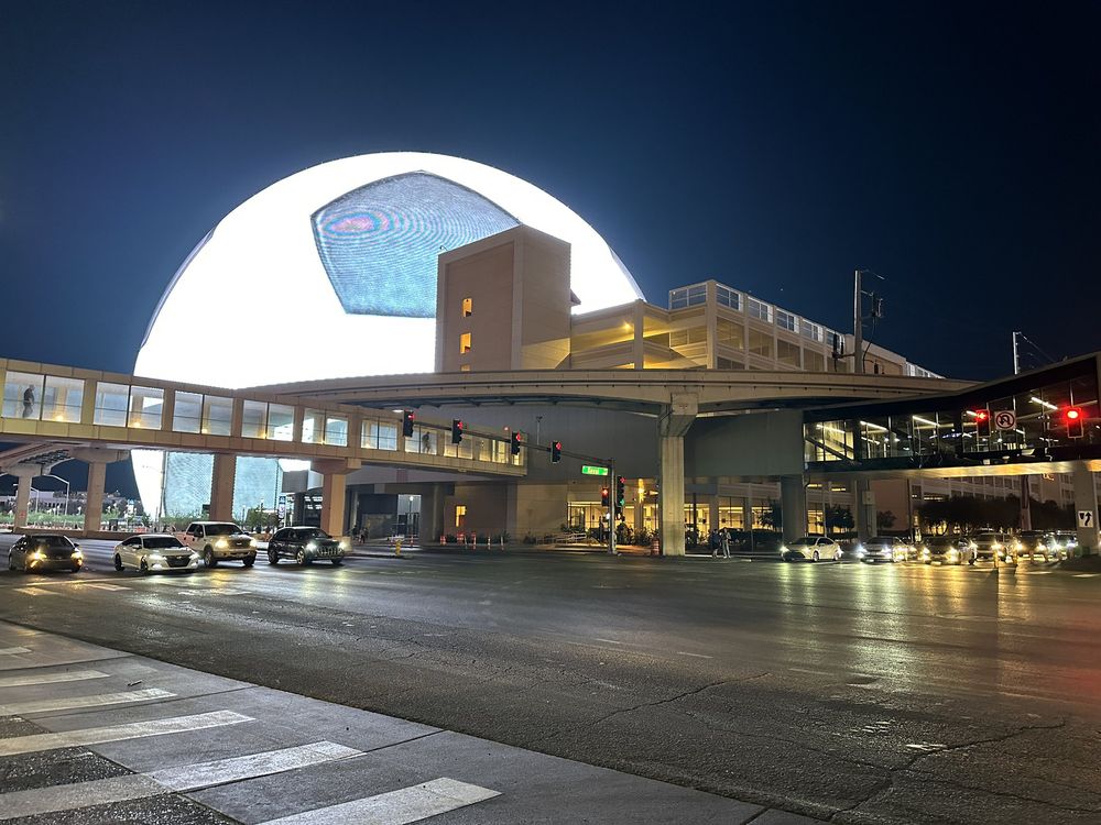 Sphere, la esfera de Las Vegas, recibió a la selección uruguaya