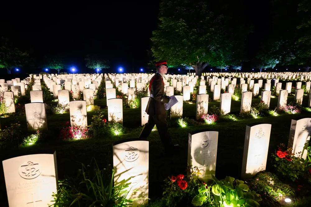 Tumbas de combatientes de la segunda guerra mundial