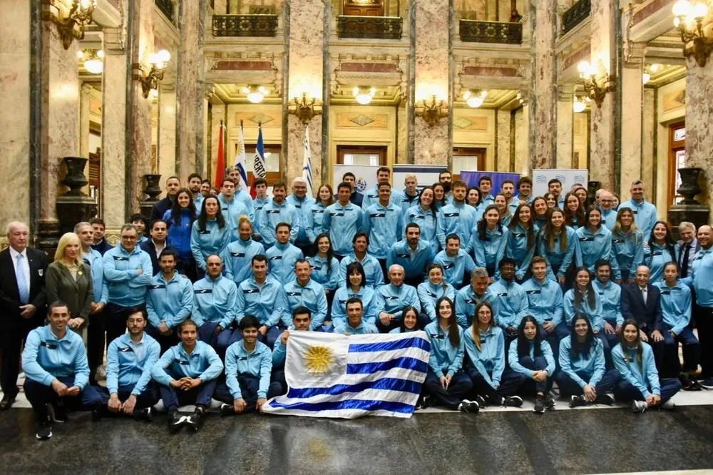 La delegación uruguaya para los Panamericanos