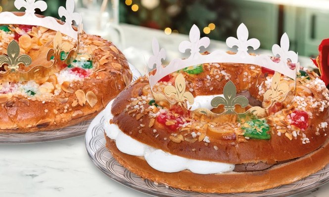 El clasico roscón de Reyes que se come en toda España.
