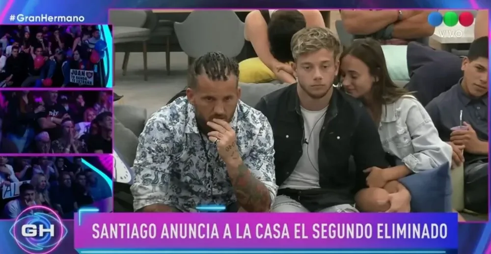 El momento en el que Santiago del Moro anunciaba al segundo expulsado de la casa