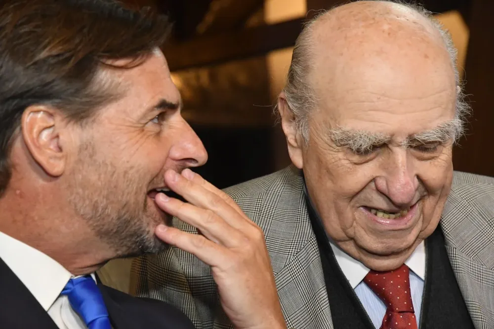 Lacalle Pou y sanguinetti