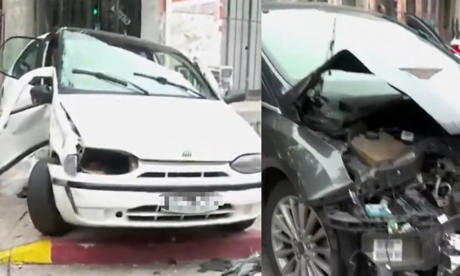 Accidente en Fernández Crespo y Cerro Largo