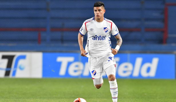 Juan Pablo Patiño con la camiseta de Nacional