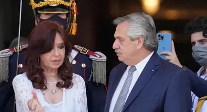 Alberto Fernández y Cristina Kirchner, ex presidente y vice de Argentina.