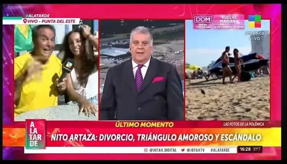 La foto que Luis Ventura pidió al aire.