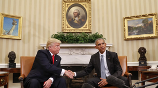 Donald Trump y Barack Obama.