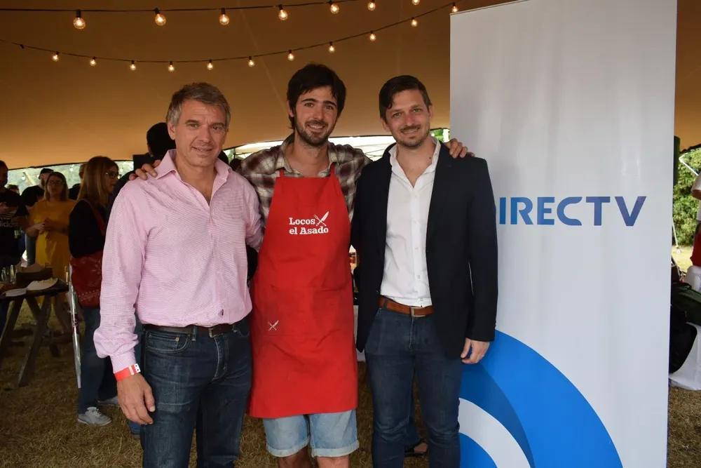 Eduardo Marguery, Luciano Luchetti (Laucha) y Gonzalo Urrutia