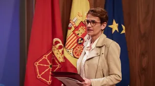 La presidenta del Gobierno de Navarra, María Chivite.