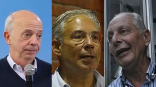 Javier García, Robert Silva y Gustavo Salle