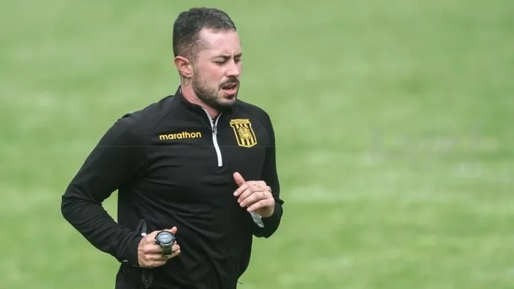 Amaral durante un entrenamiento