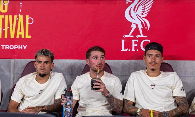 Luis Díaz, Alexis Mac Allister y Darwin Núñez no jugaron con Liverpool ante Milan en el amistoso de pretemporada de Hong Kong