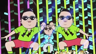 Alemania- Foto sin fechar de Psy actuando en Frankfurt. Gangnam Style superó las mil millones de visitas