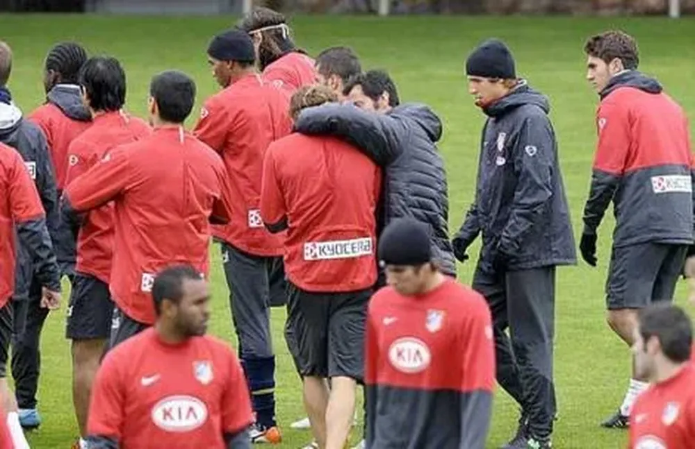 Otros tiempos. Quique y Forlán.