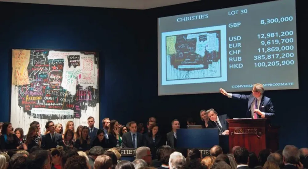El crecimiento de las cifras de Christies en 2015, parecen no tener techo