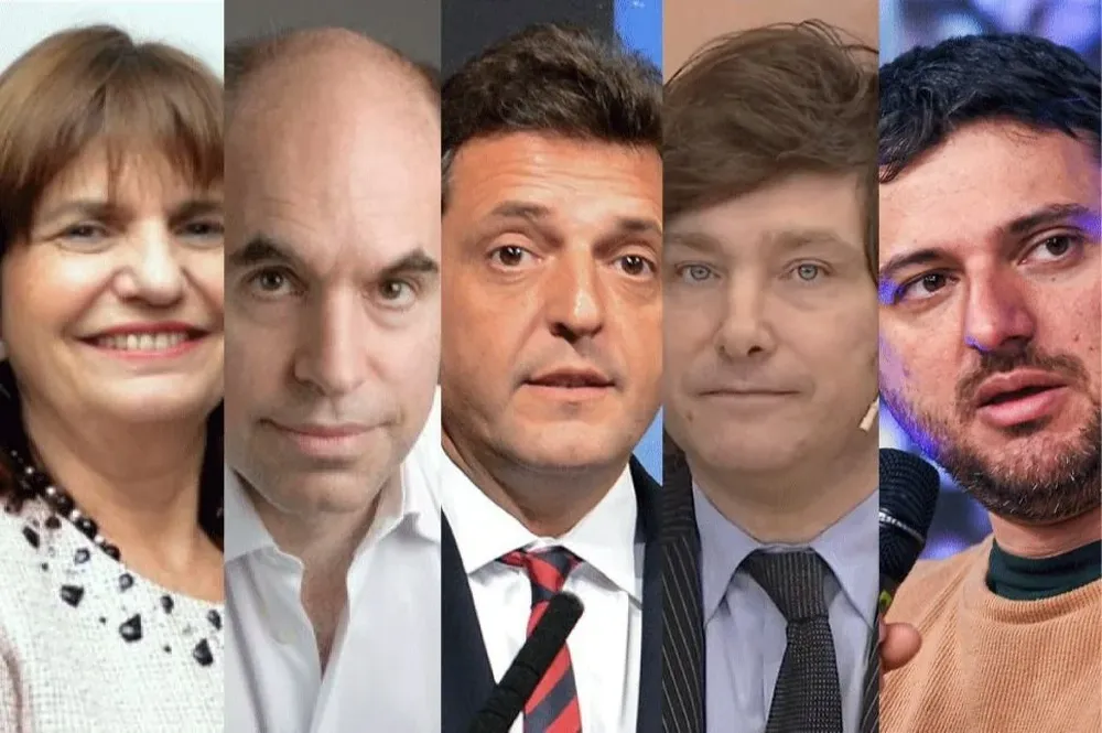 PASO 2023: conoce quiénes son Massa, Larreta, Grabois, Bullrich y Milei que se juegan todo para ser Presidente