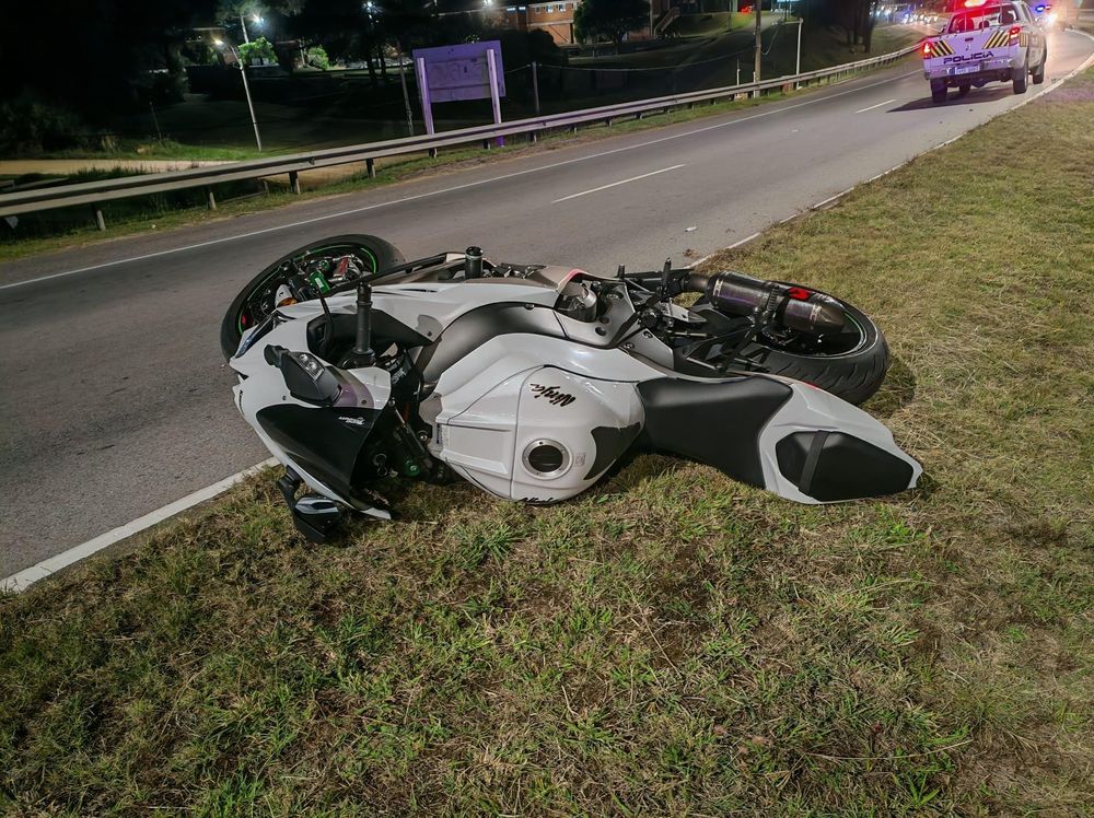 Así quedó el birrodado del motociclista fallecido