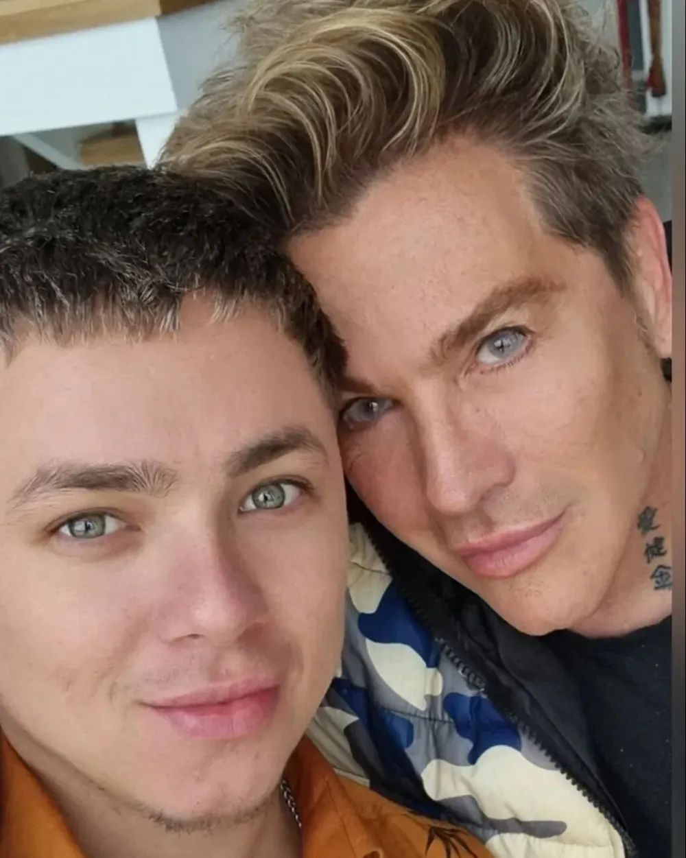  Federico Acosta junto a Guido Suller en una foto en sus redes sociales