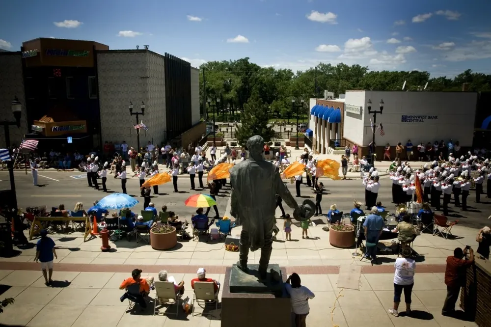 La estatua de Artigas en Montevideo, Minnesota