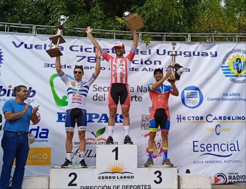 Séptima etapa, llegada a Melo: Roderyck Asconseguy fue primero