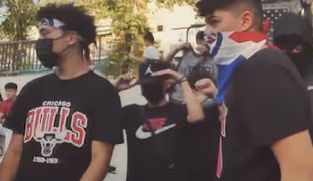 Integrantes de la banda juvenil Dominican Dont Play (DDP)