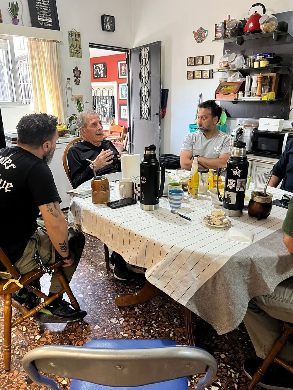 La charla del Maestro Óscar Washington Tabárez y Sergio Blanco La charla del Maestro Óscar Washington Tabárez y Sergio Blanco