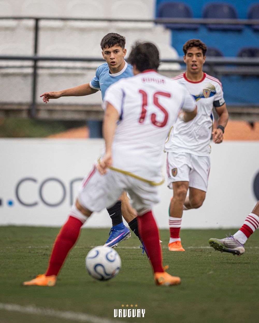Nicolás Scotti en Uruguay vs Venezuela