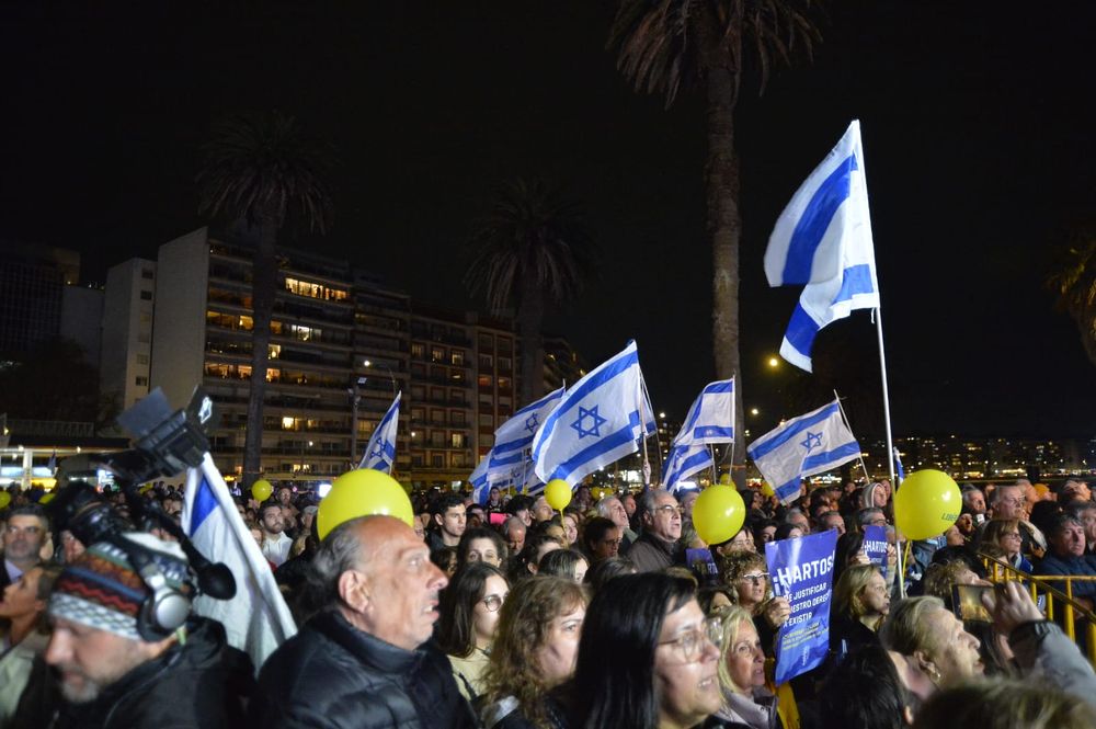 Aniversario del ataque a Israel el 7 de octubre en Montevideo.jpeg