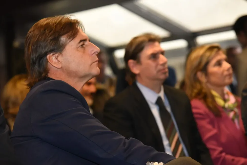 El presidente de la República, Luis Lacalle Pou